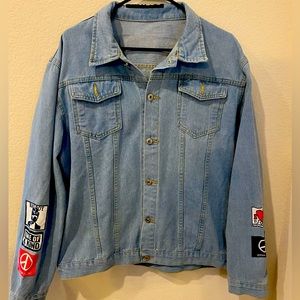 Stylish Denim Jacket. Large fits to size.